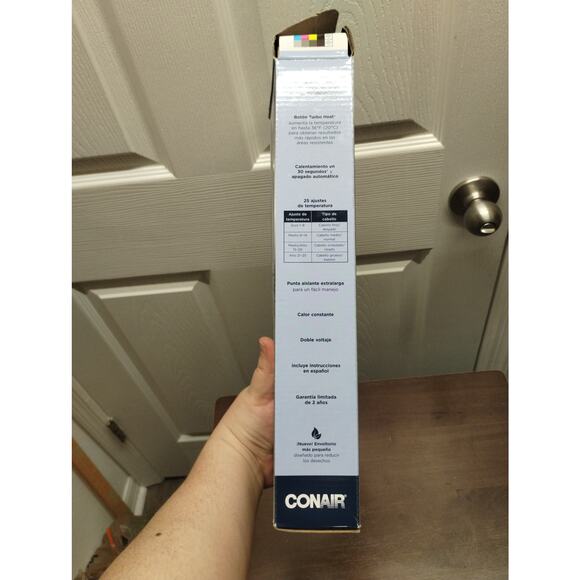 NEW Conair Instant Heat 1 Inch Curling Iron 30 Second Heat 25 Settings CD87GNR - Picture 4 of 7